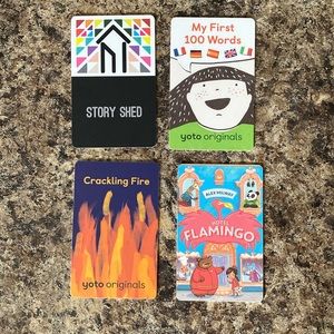 Yoto Story player cards—4 cards